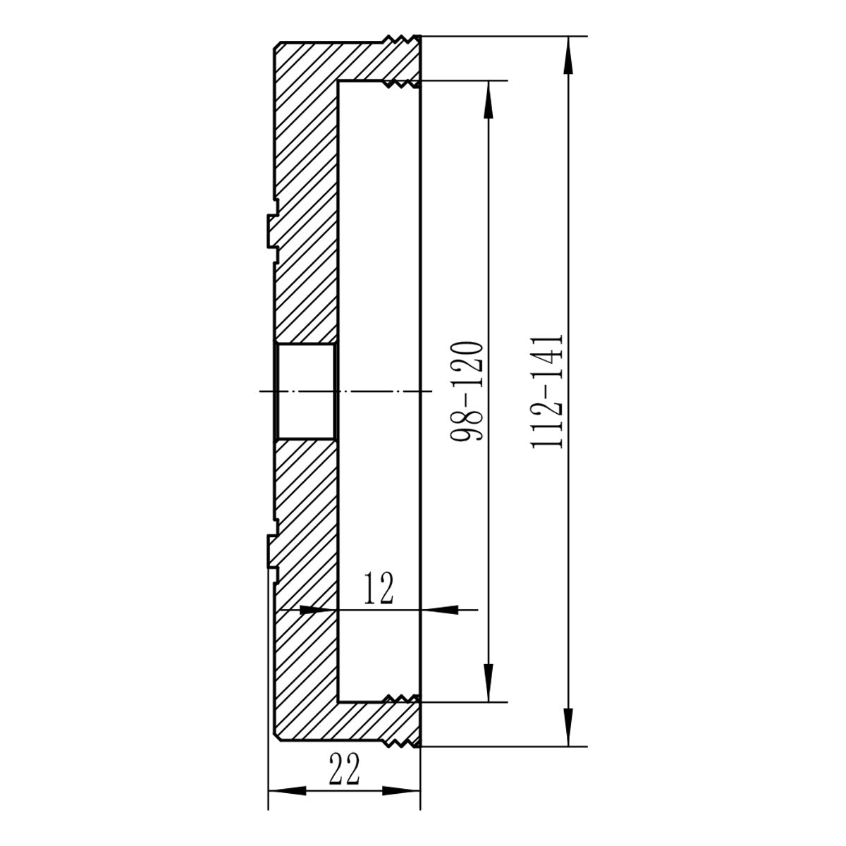BERNARDO Zubehör Drechselmaschine – Modell Spannfutter-Set Premium M 115