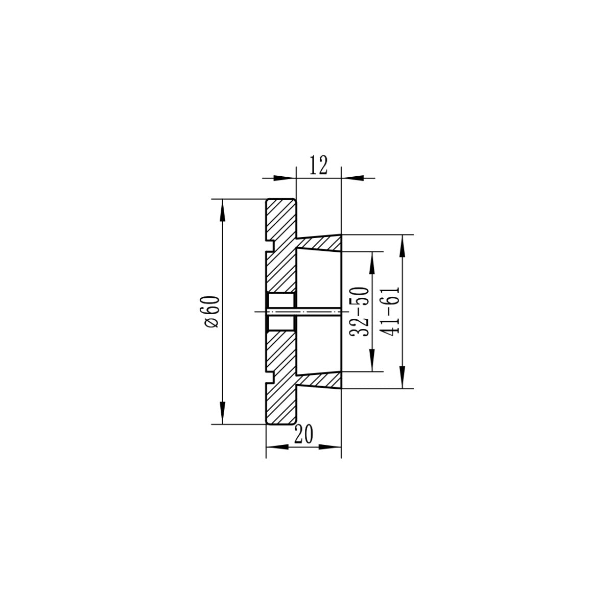 BERNARDO Spannfutter – Modell Spannfutter M 70 mit Standardbacke Typ A