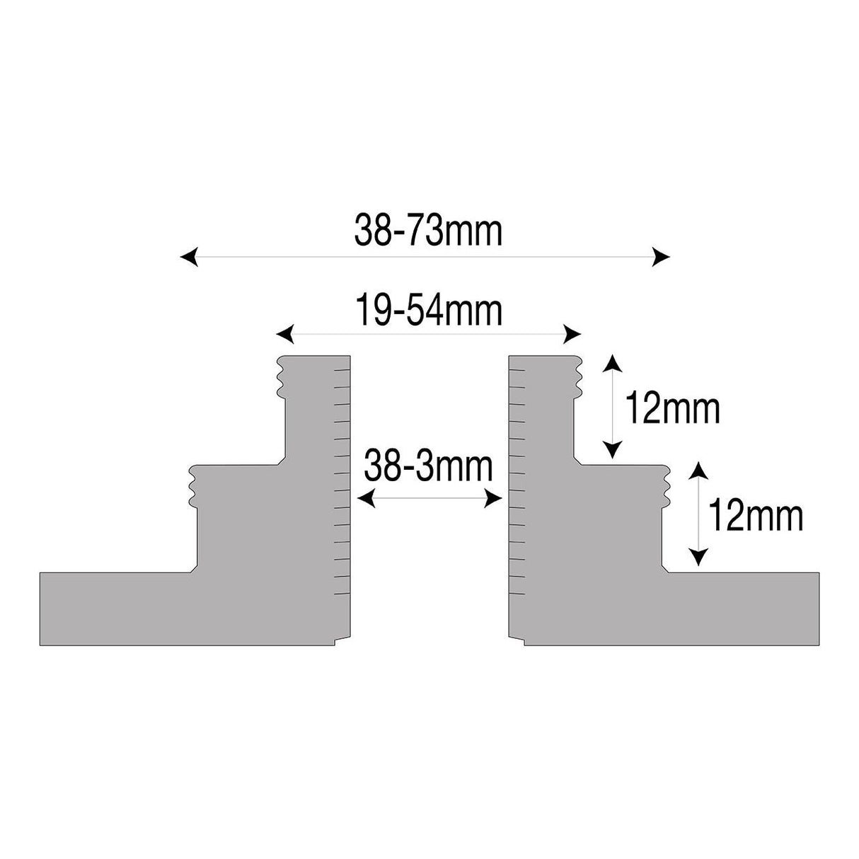 BERNARDO Spannfutter – Modell Stufenbacke f. Spannfutter M 95