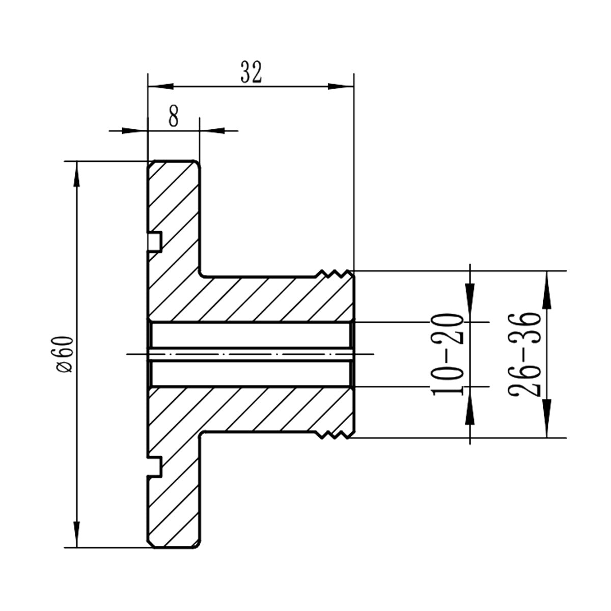 BERNARDO Zubehör Drechselmaschine – Modell Spannfutter-Set Premium M 70