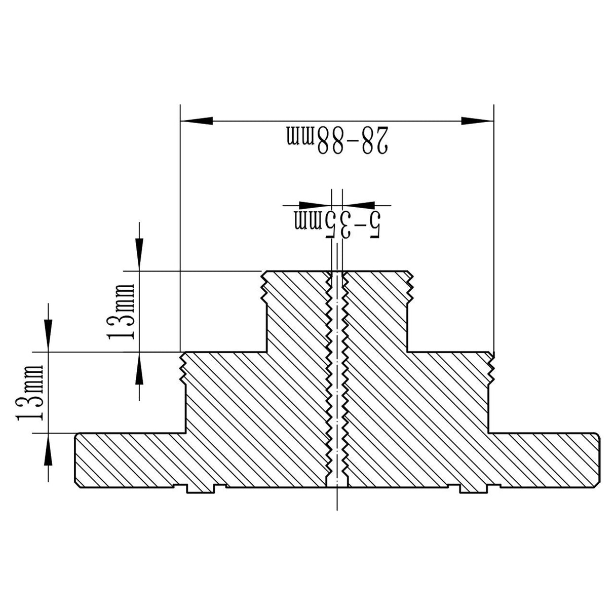 BERNARDO Spannfutter – Modell Stufenbacke f. Spannfutter M 115