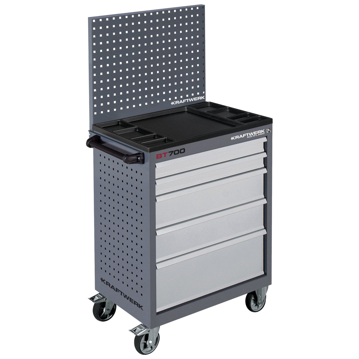 Kraftwerk Werkstattwagen „Made in Germany“ Modell BASIC LINE BT700, 5 Schubladen, leer
