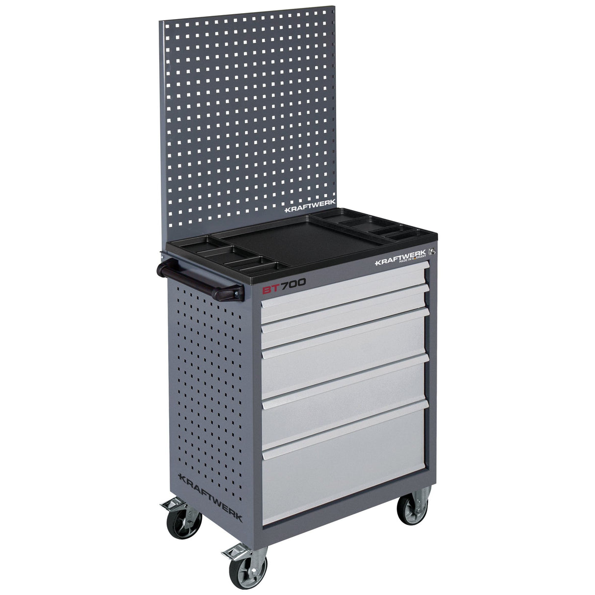 Kraftwerk Werkstattwagen „Made in Germany“ Modell BASIC LINE BT700, 5 Schubladen, leer
