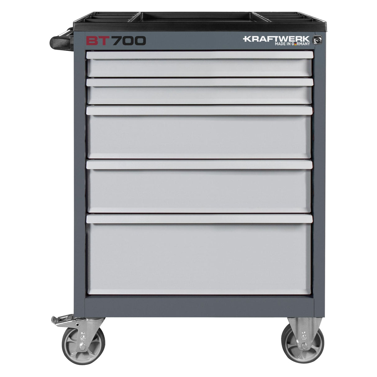 Kraftwerk Werkstattwagen „Made in Germany“ Modell BASIC LINE BT700, 5 Schubladen, leer