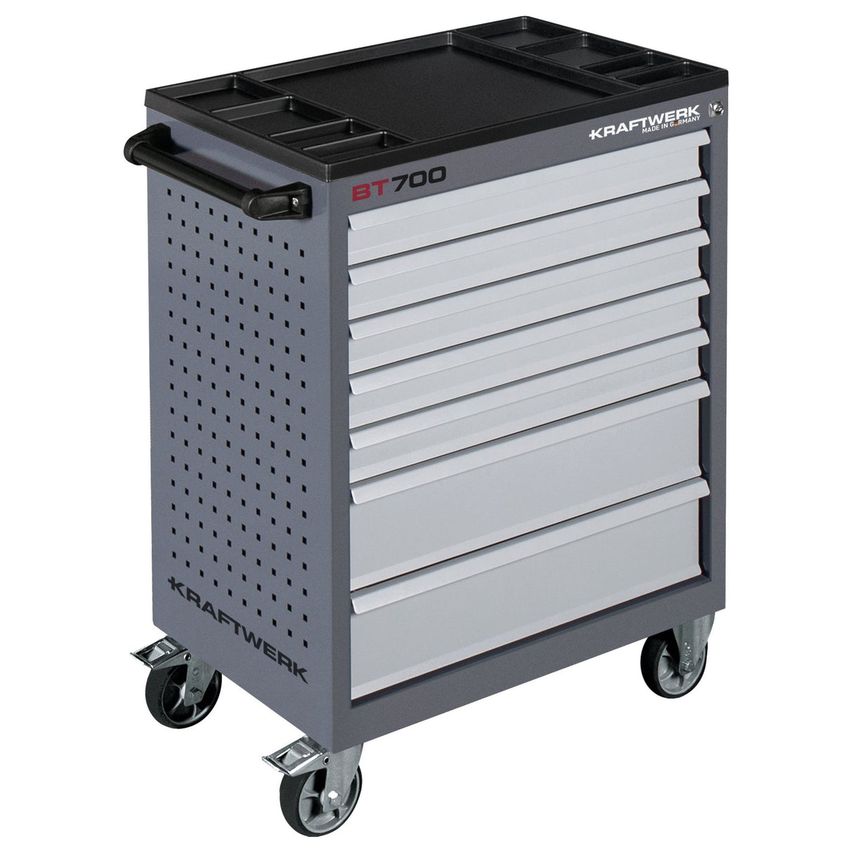 Kraftwerk Werkstattwagen „Made in Germany" Modell BASIC LINE BT700, 7 Schubladen, leer