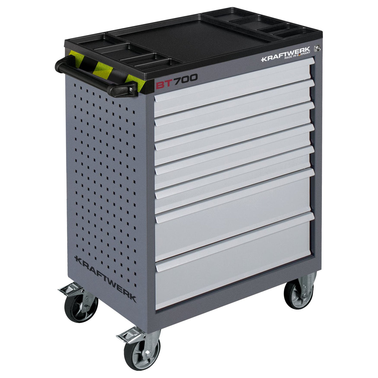 Kraftwerk Werkstattwagen „Made in Germany" Modell BASIC LINE BT700, 7 Schubladen, leer