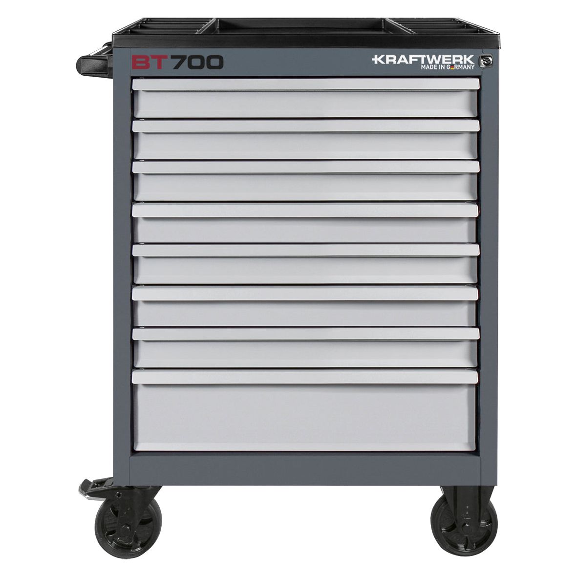 Kraftwerk Werkstattwagen „Made in Germany" Modell BASIC LINE BT700, 8 Schubladen, leer
