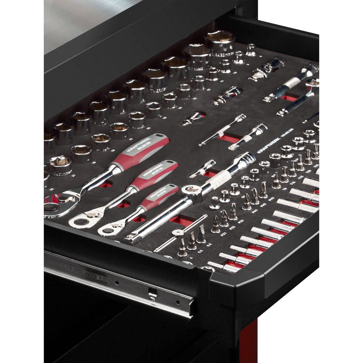 Kraftwerk Werkstattwagen „Made in Germany“ Modell PRO LINE PT800, 7 Schubladen, leer