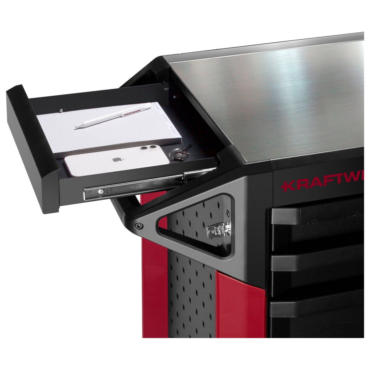 Kraftwerk Werkstattwagen „Made in Germany“ Modell PRO LINE PT800, 7 Schubladen, leer