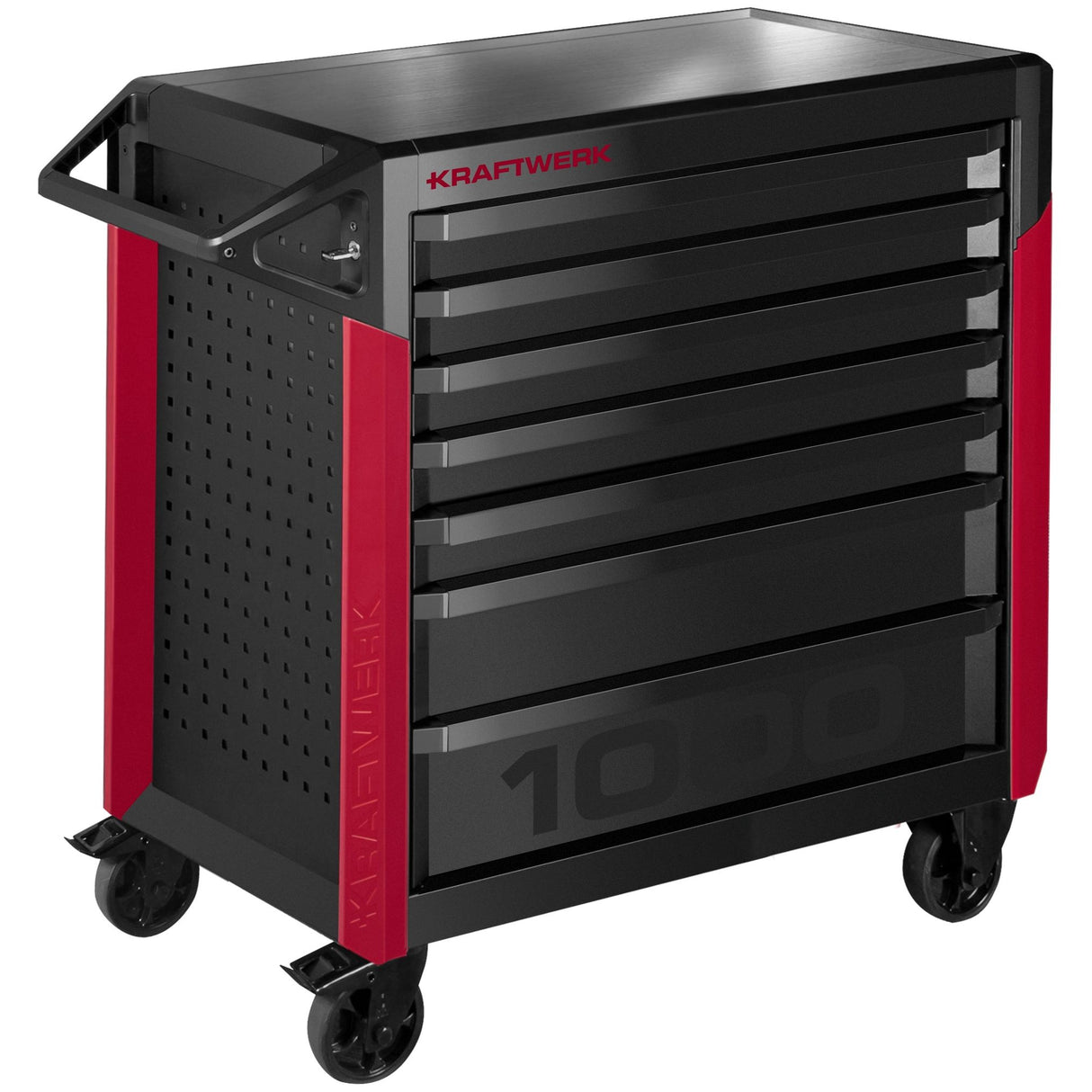 Kraftwerk Werkstattwagen „Made in Germany“ Modell PRO LINE PT1000, 7 Schubladen, leer