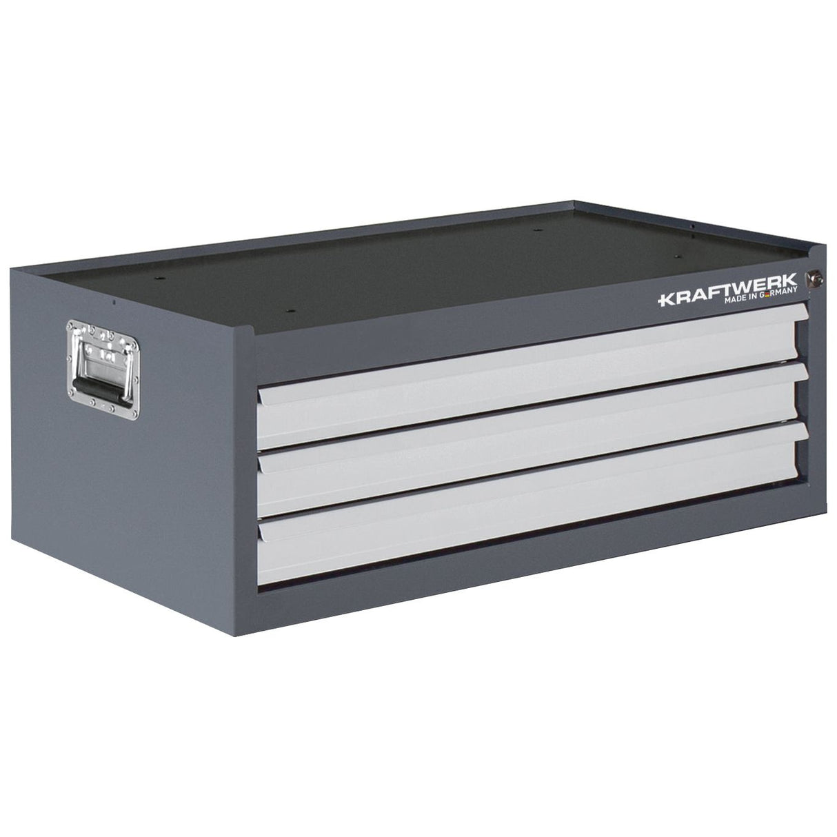 Kraftwerk Basic Line Werkstattwagen „Made in Germany“ Modell Werkzeugtruhe für BT900, 3 Schubladen, leer