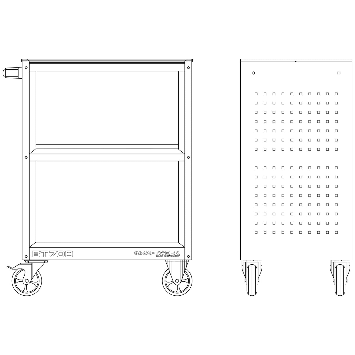 Kraftwerk „Made in Germany“ BASIC LINE Servicewagen BT700, leer