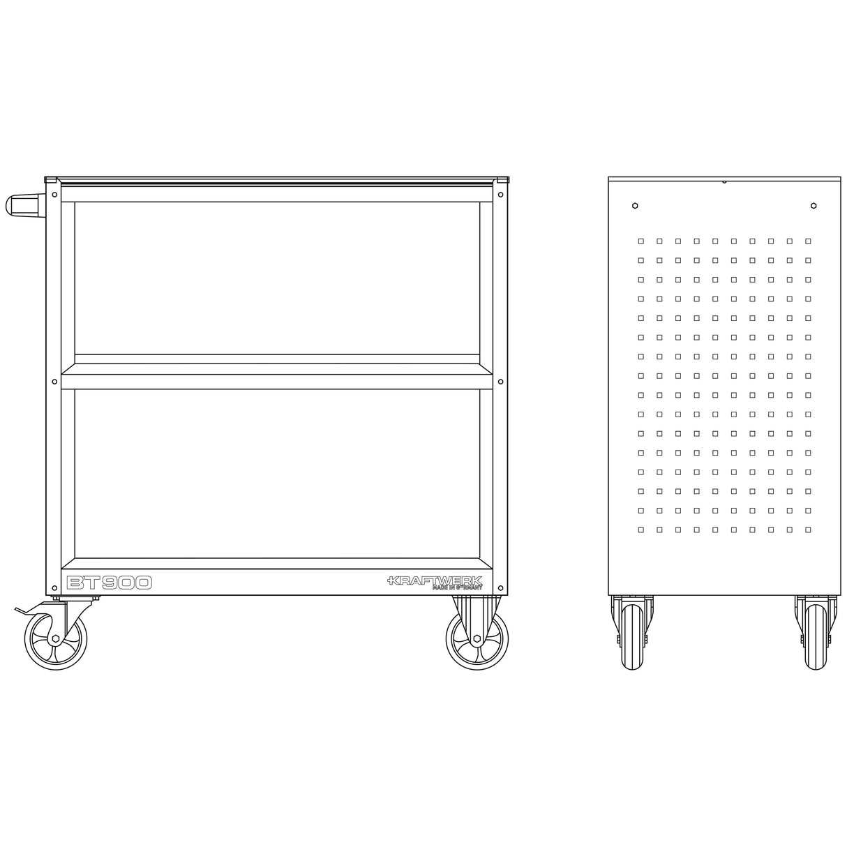 Kraftwerk „Made in Germany“ BASIC LINE Servicewagen BT900, leer