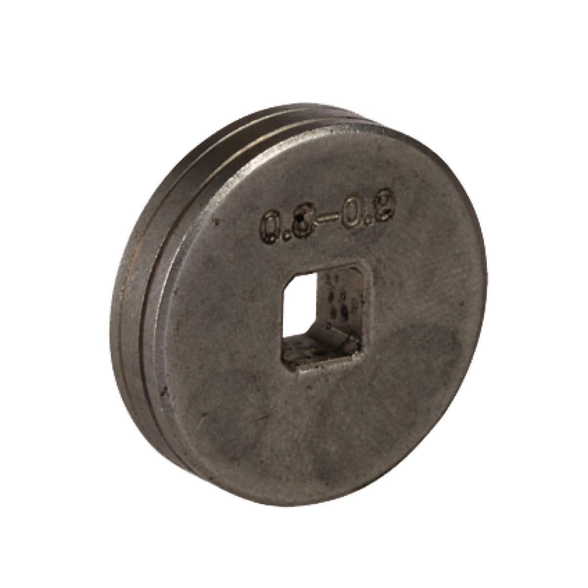 Schweisskraft Vorschubrolle einzeln 0,6 – 0,8mm V-Nut für Stahl-, Edelstahldraht Version 1 - SM-1019010