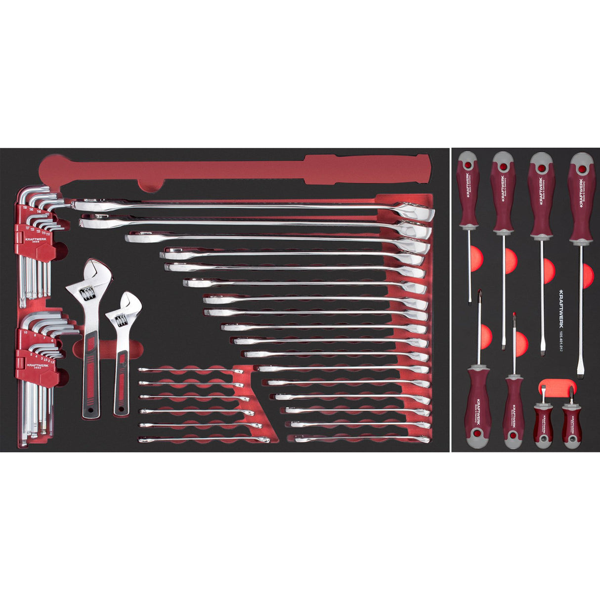 Kraftwerk Werkstattwagen bestückt „Made in Germany" BT900 Profi Werkstattwagen mit Werkzeug bestückt, 7 Schubladen, PRO, 278-tlg.