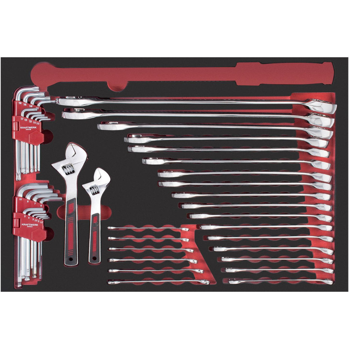 Kraftwerk Werkstattwagen bestückt „Made in Germany" BT800 Profi Werkstattwagen mit Werkzeug bestückt, 7 Schubladen, PRO, 278-tlg.