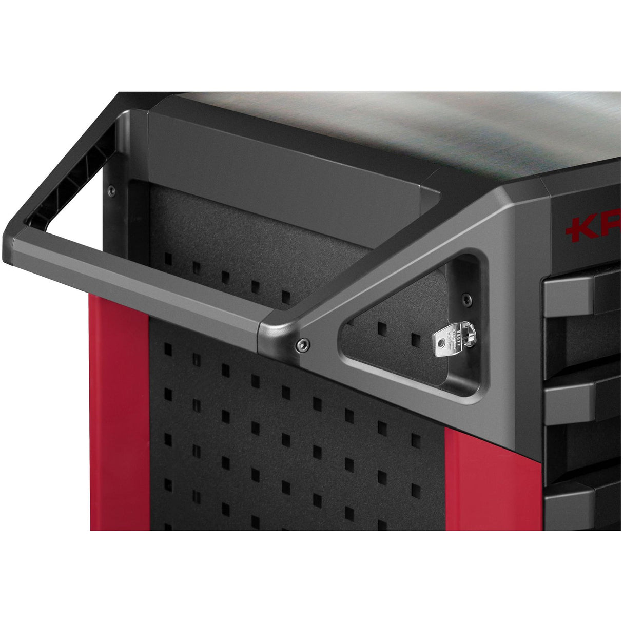 Kraftwerk Werkstattwagen bestückt „Made in Germany" BT800 Profi Werkstattwagen mit Werkzeug bestückt, 7 Schubladen, PRO, 278-tlg.