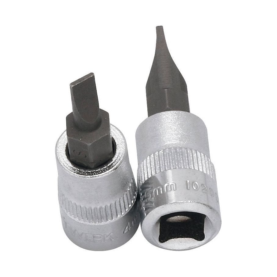 Kraftwerk PRO LINE 1/4" Schraubendreher-Steckschlüsseleinsatz Schlitz, 5,5 mm