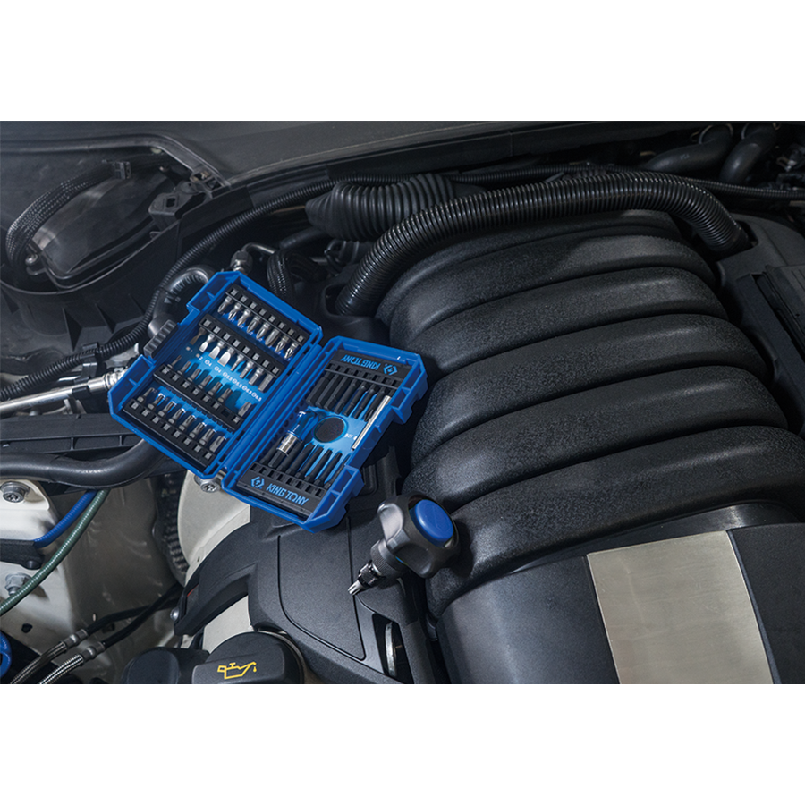 KING TONY Profi-Werkzeuge - Steckschlüsselkoffer - 49 tlg. 1048MR