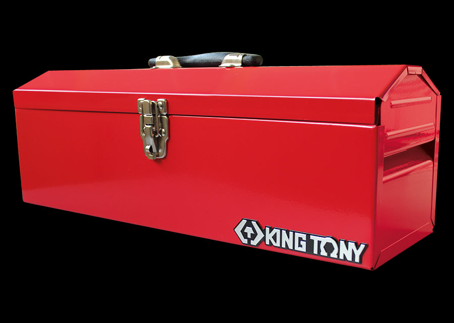KING TONY Profi-Werkzeuge - Metall-Werkzeugkiste - Fach mit Tablett 87A03AUS