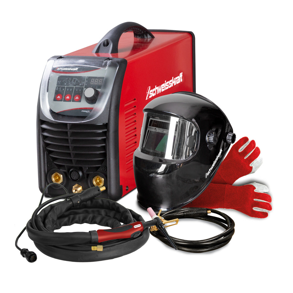 Schweisskraft Tragbarer WIG AC/DC Inverter EASY-TIG 201 PULSE Aktions-Set, Version 1 - SM-1074021SET