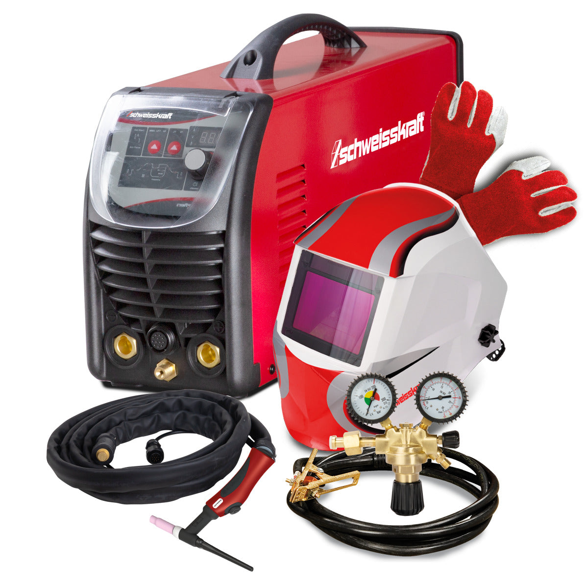 Schweisskraft Tragbarer WIG DC Inverter CRAFT-TIG 201 P PULSE Set – Variante 1 - SM-1074201SET