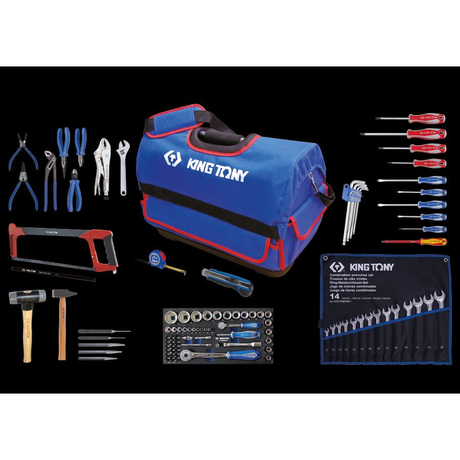 KING TONY Profi-Werkzeuge - Werkzeugsortiment - Allgemeine Mechanikarbeiten - 116 tlg. 903116MR1