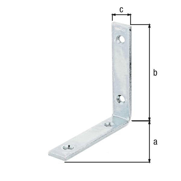 GAH Balkenwinkel schmal 100x100x20 mm Stahl verzinkt 20 Stück