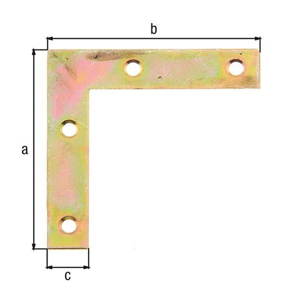 GAH Möbelwinkel 40 x 40 mm, Stahl sendzimirverzinkt