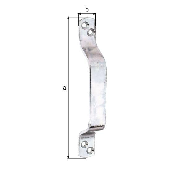 GAH Torgriff Stahl 190 mm galvanisch verzinkt dickschichtpassiviert 4 Löcher