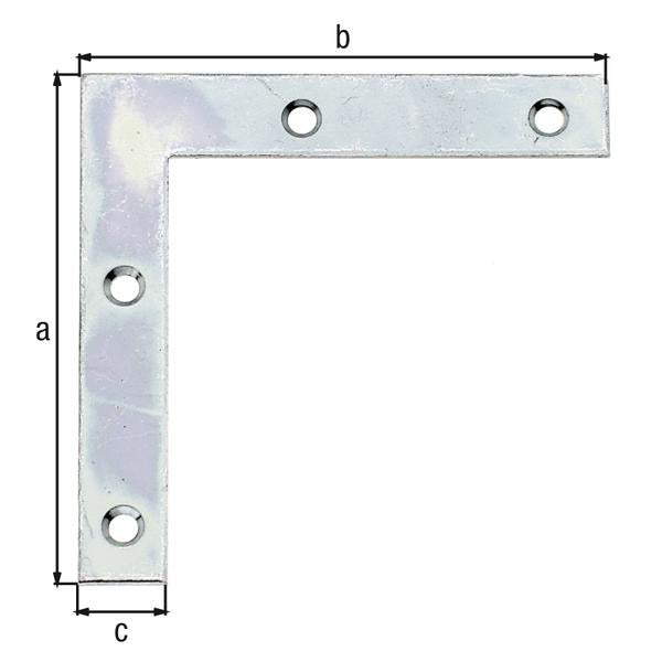 GAH Möbelwinkel 40 x 40 mm, Stahl sendzimirverzinkt