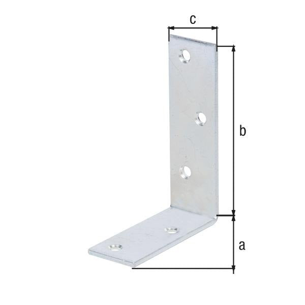 GAH Balkenwinkel ungleichschenklig 100x75x30 mm Stahl verzinkt 10 Stück