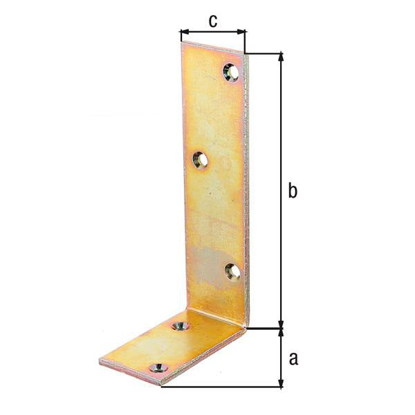 GAH Balkenwinkel ungleichschenklig 100x75x30 mm Stahl verzinkt 10 Stück