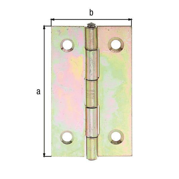 GAH Scharnier 31,5 x 26 mm sendzimirverzinkt, schmal