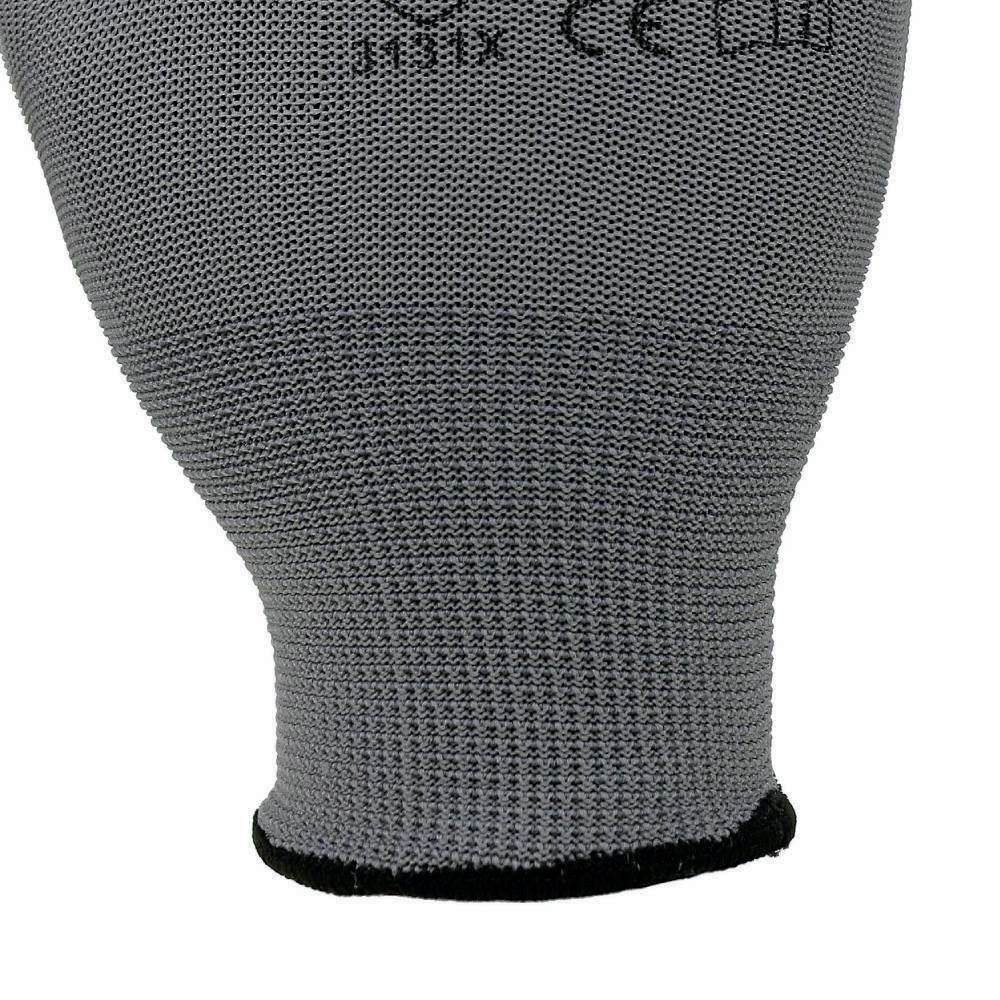 ASATEX Handschuhe Gr.8 weiß EN 388 PSA II Nylon mit PU-Beschichtung – 12 Paar