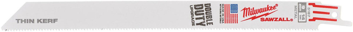 MILWAUKEE Säbelsägeblatt 150 mm Bi-Metall 1,4 mm Zahnteilung 50 Stück