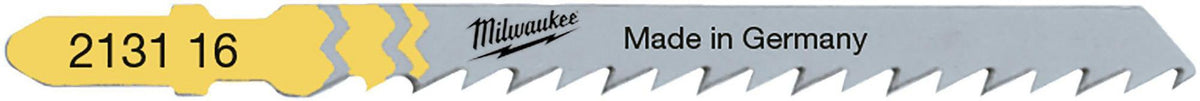 MILWAUKEE Stichsägeblatt T344D, 105 mm, Zahnteilung 4 mm, 5 Stück pro Karte