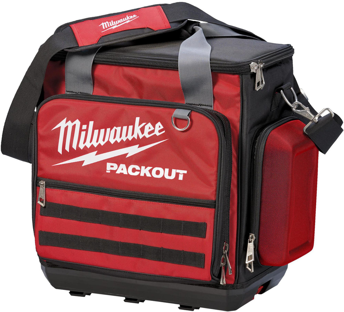 MILWAUKEE Technikertasche PACKOUT™ aus Ballistic-Nylon, 58 Fächer, B279xT432xH432mm