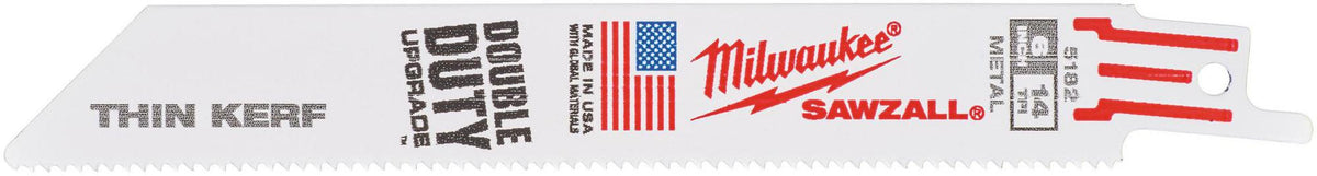 MILWAUKEE Säbelsägeblatt 150 mm Bi-Metall 1,4 mm Zahnteilung 50 Stück