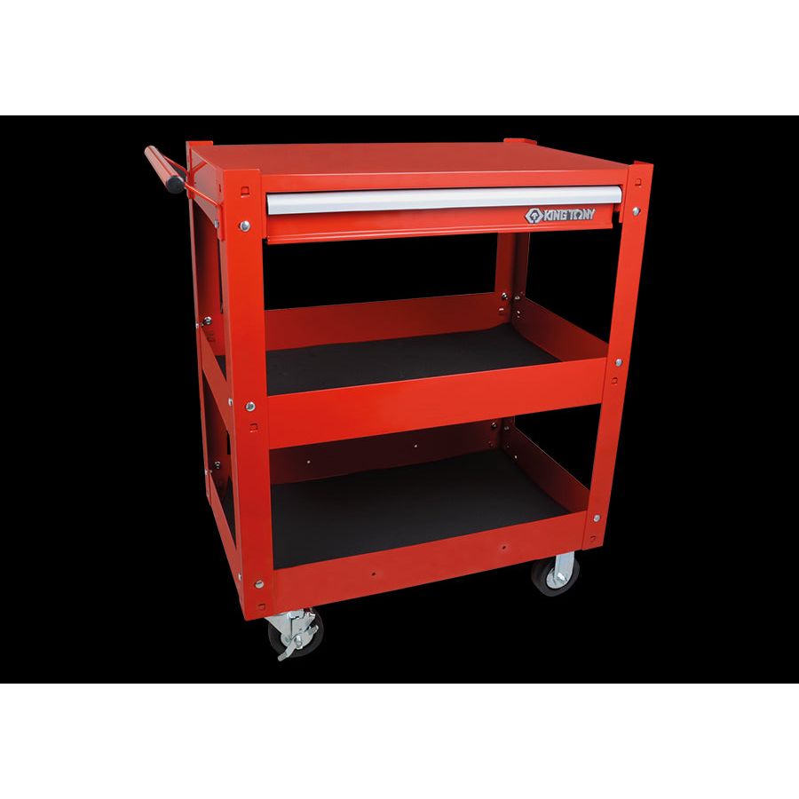 KING TONY Profi-Werkzeuge - Tischwagen mit 3 Ablagen 874411B