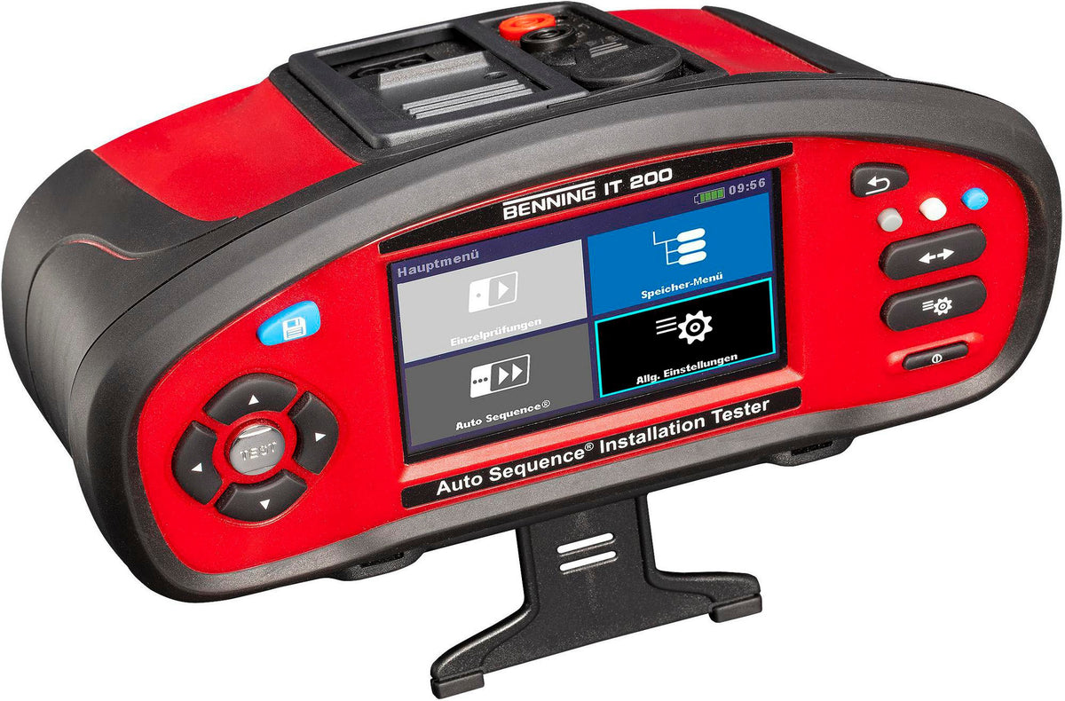 BENNING Gerätetester-Set IT 200 + EV 3-2 – Normkonforme Prüfung von Elektroanlagen & Wallboxen im L-Boxx Koffer