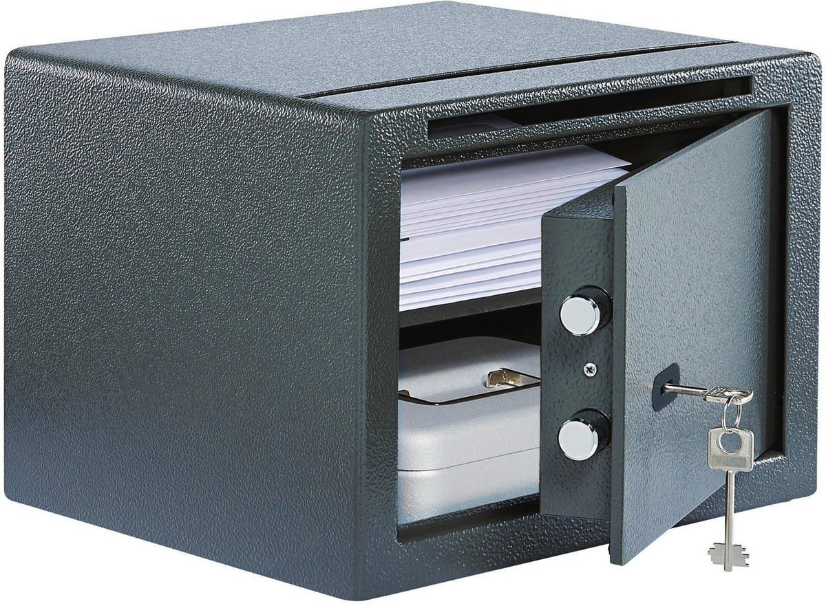 BURG-WÄCHTER Möbeltresor Pure-Safe PS 120 E EWS – Elektronikschloss, 20,5 l, anthrazit
