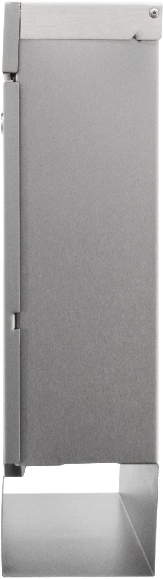 BURG-WÄCHTER Briefkastenset NewYork 3850 Ni – Edelstahl, DIN C4, mit Zeitungsbox