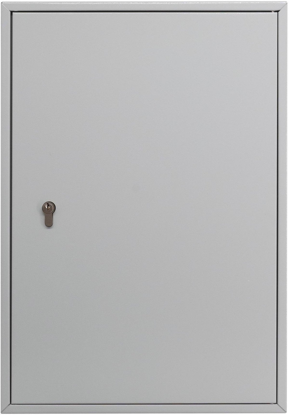 BURG-WÄCHTER Schlüsselschrank 6850/100 PZ mit Profilzylinder, 100 Haken, Stahl, grau, 550x377x80 mm