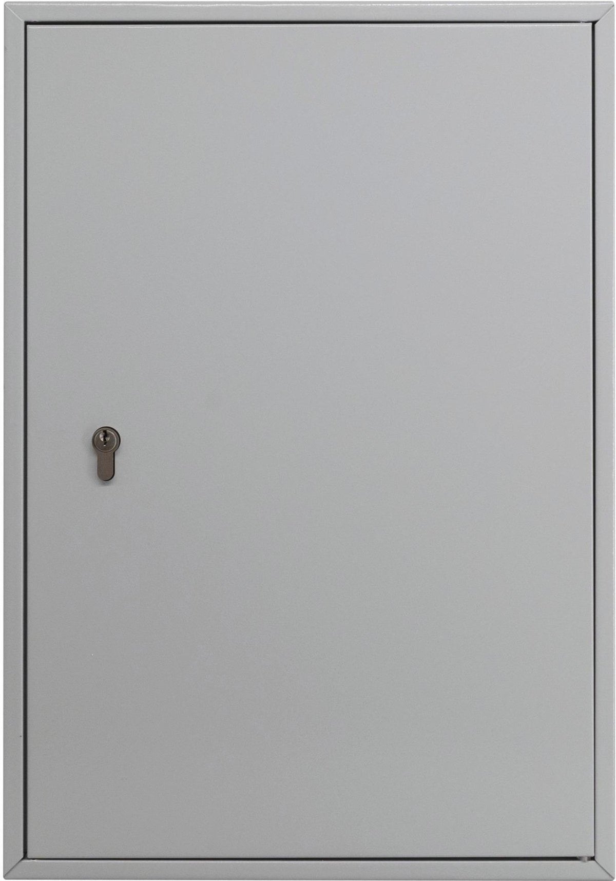 BURG-WÄCHTER Schlüsselschrank 6850/100 PZ mit Profilzylinder, 100 Haken, Stahl, grau, 550x377x80 mm