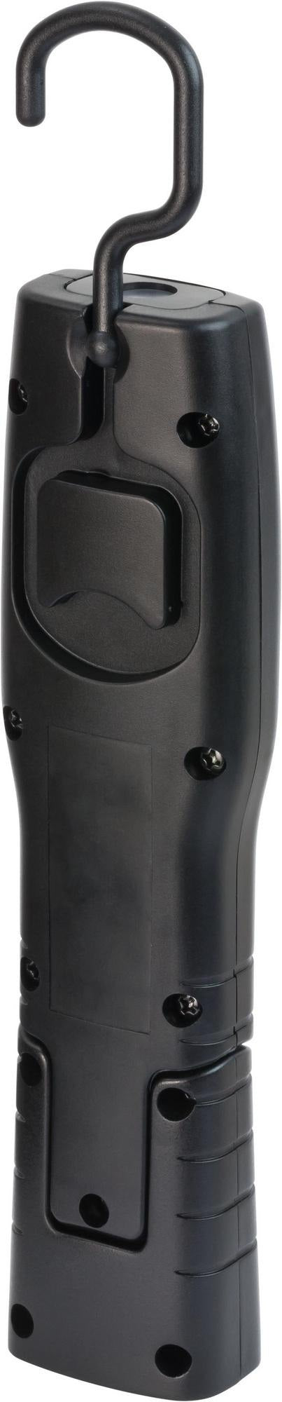 BRENNENSTUHL LED-Akkuhandleuchte HL 200 A – 70/250 lm, 3,7 V Li-Ion, 360° Haken