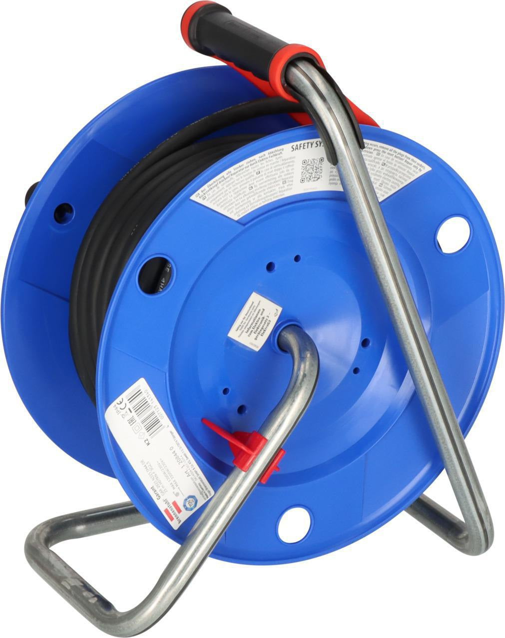 Brennenstuhl Kabeltrommel Garant 40m H07RN-F 3x1,5mm² mit 3 Schutzkontaktsteckdosen und cablepilot