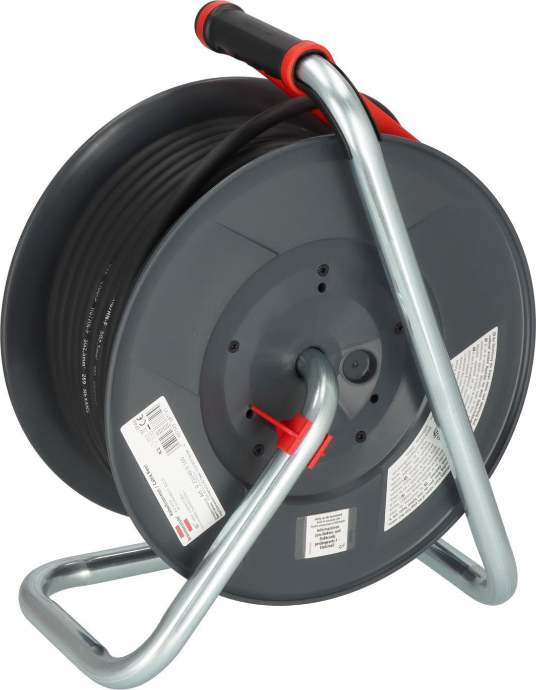 Brennenstuhl Kabeltrommel 320 KU 4200 40m Gummi-Neopren 3x2,5mm² IP44 mit 5 Schutzkontaktsteckdosen