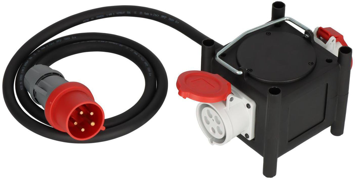 BRENNENSTUHL Stromverteiler 400V/16 A – 3xCEE400V + 3x230V, IP44, mobiler Endverteiler