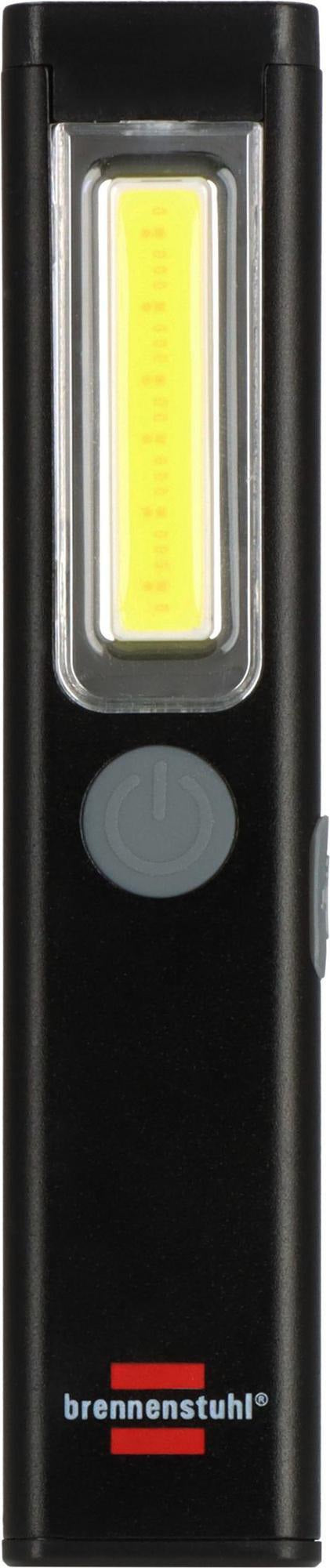 BRENNENSTUHL LED-Akkuhandleuchte PL 200 AC – 200 lm, 12 h Leuchtdauer, COB LED, USB-C